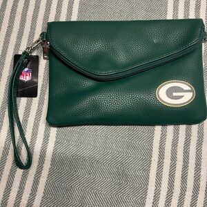 NFL Green Bay Packers Little Earth Pebble Smart‎ Purse NWT